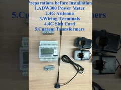 ADW 시리즈 무선 에너지 미터는 비디오를 설치합니다